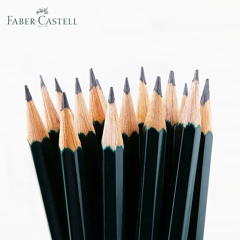 Faber-Castell 9000 Стандартный с карандашным рисунком Животные комплект 16/12 шт Графитовые Карандаши для рисования черный деревянный карандаш с шестигранной головкой bleistiftes