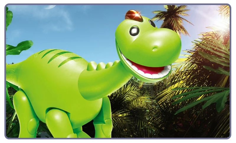 Encantadores para o Presente das Crianças Conjunto Soando Piscando Jurássico Mundo Eletrônico Aoustoottic Braquiosaurus Dinossauros Brinquedos 1 - 15 Cheap Animais e robôs por radiocontrole