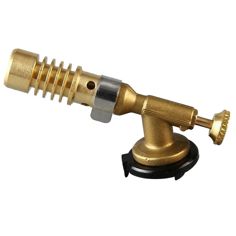 

Full Copper Burning Flame Ignition Portable Welding Gas Torch Lighter Heating Welding Gas Torch Ignition For Camping Hiking