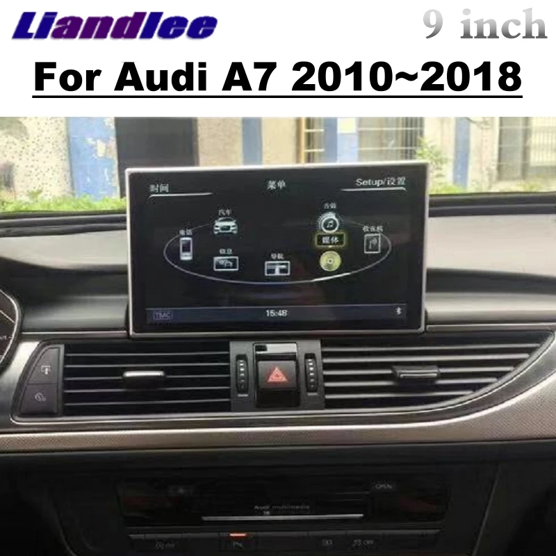 Excellent For Audi A7 4G8 2010~2018 Liandlee Car Multimedia Player NAVI Accessories Radio Stereo CarPlay Adapter GPS Screen Navigation 1