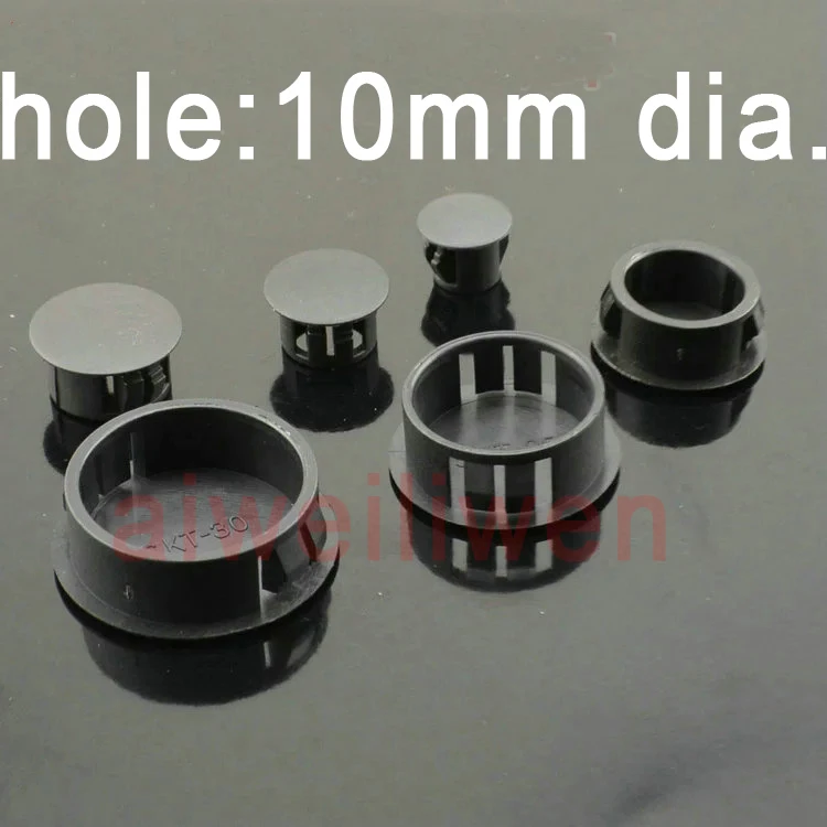 

10mm hole PA66 stopple stopper nylon Buckle plug panel Furniture Anti-theft security door plug burglarproof manhead opercle