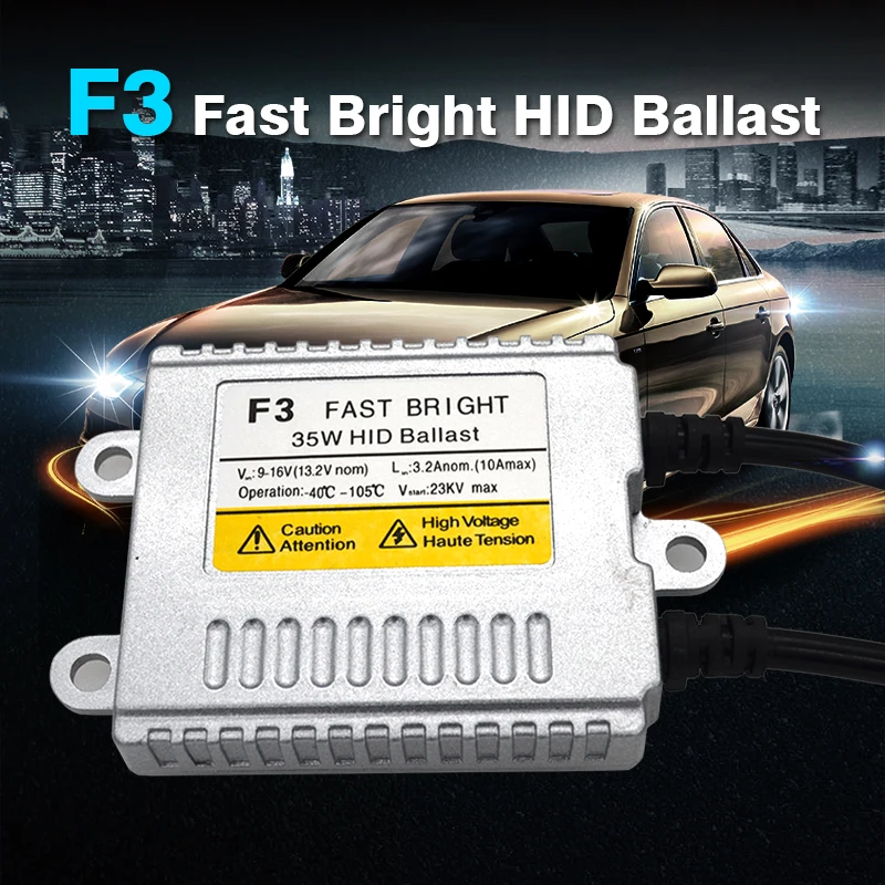 SKYJOYCE 1 шт. 12 в 35 Вт shilan F3 HID балласт Быстрый Яркий старт для фары лампа