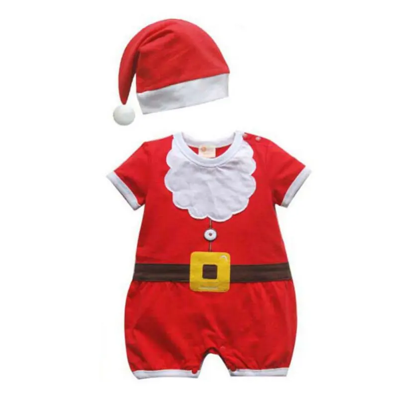 Fashion New Children Christmas Clothing Boys and Girls Baby Christmas Dress Santa Claus Costumes Baby Girl