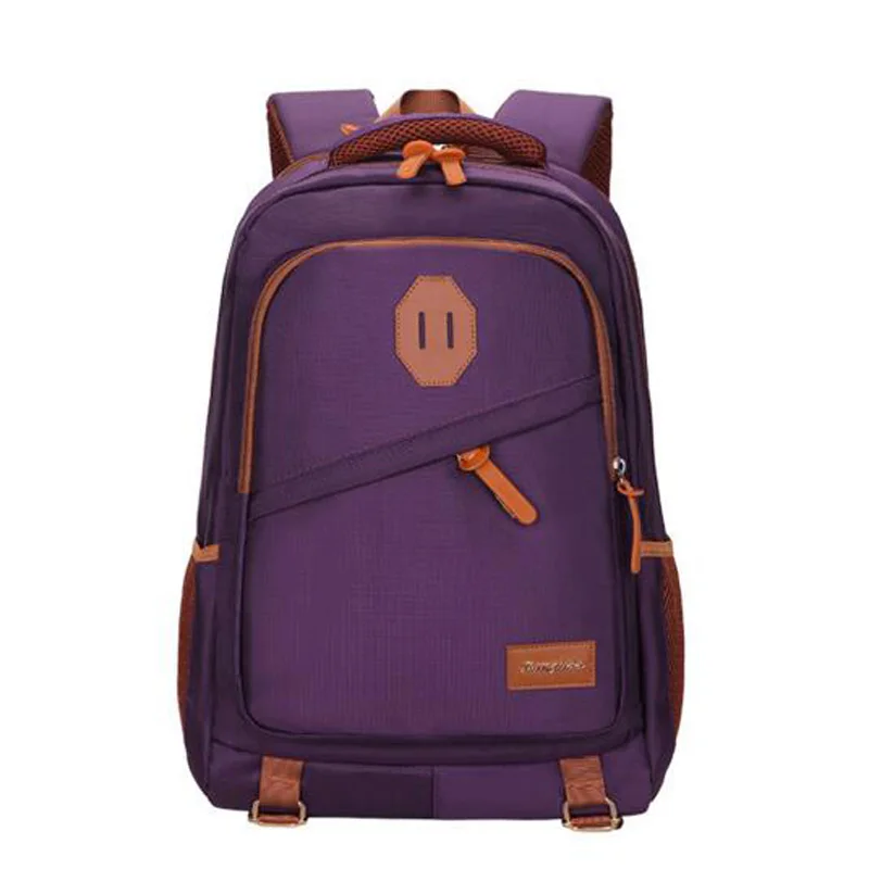 Студенческая сумка для компьютера средняя школьная сумка британский стиль школьные рюкзаки повседневный рюкзак мужской женский рюкзак Mochila - Цвет: Фиолетовый