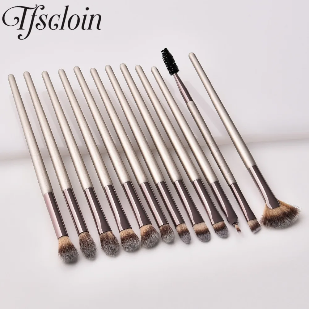 

12Pcs Professional Makeup Brushes Set Eye Shadow Eyeliner Lip Eyelash Brushes Multipurpose Eye Cosmetic Make Up Brushes Kit