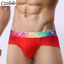 Czzlolo Designed Low Waist Sexy Men Underwear Briefs Gay Penis Pouch Wonderjock Mens Bikini Brief Underwear Sleepwear Modal