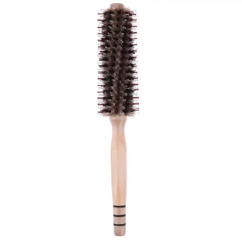 Вьющиеся волосы расческой Высокое качество деревянной ручкой термостойкие Roll Расческа Щетка для волос пушистый расческа парикмахерских