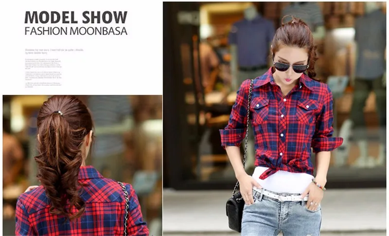 checked blouse 06