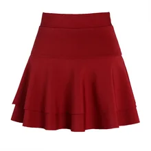 Женская юбка с завышенной талией, шорты размера плюс, плиссированная юбка на осень и зиму, трапециевидная юбка для скейтера, матросские шорты, юбка Femininas