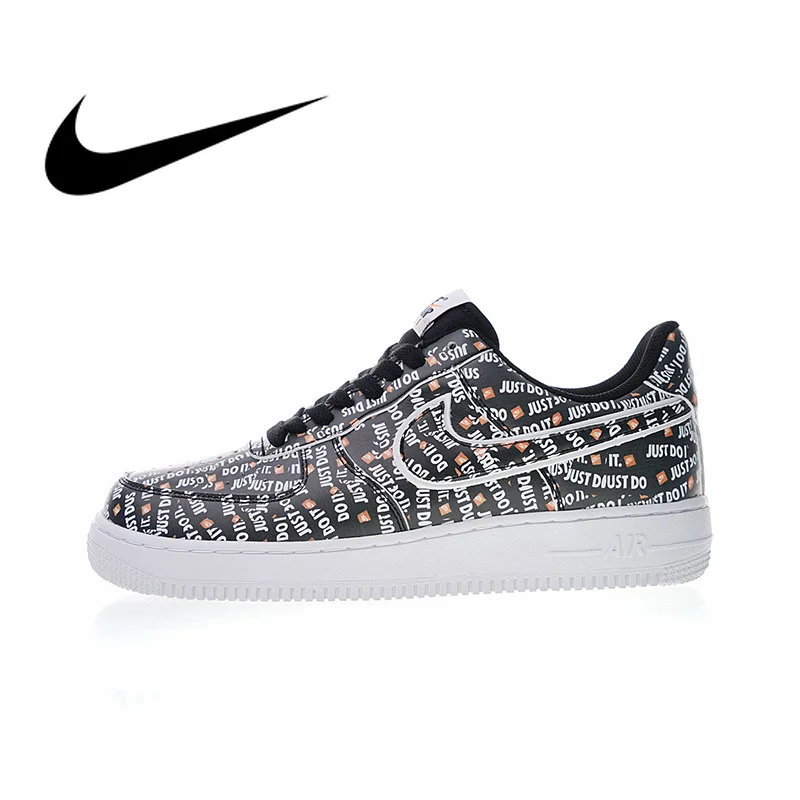 Оригинальный Новое поступление Аутентичные Nike Air Force 1 JDI PRM Just Do It Для Мужчин's Скейтбординг обувь Спорт на открытом воздухе кроссовки AO3977-001