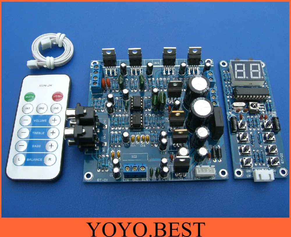 TDA2030A amplifier board kit 2.1 btl subwoofer amplifier with remote