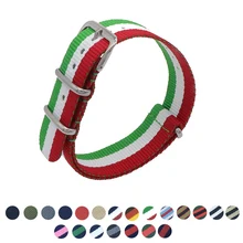 Luxury 18mm, 20mm, 22mm Military Army Nylon Fabric Watch Strap Band Alloy Buckle Wrist Bracelet For Watches 007 James Bond watch