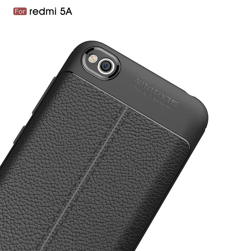 WhaY кожаный чехол для Xiaomi Redmi 5A крышка мягкая TPU силиконовая САППУ задняя ксиоми Xiomi