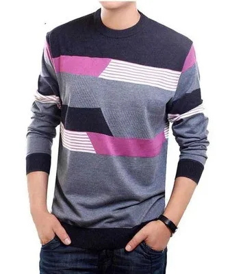 O Neck Sweater Men Clothing Mens Sweaters Wool Cashmere