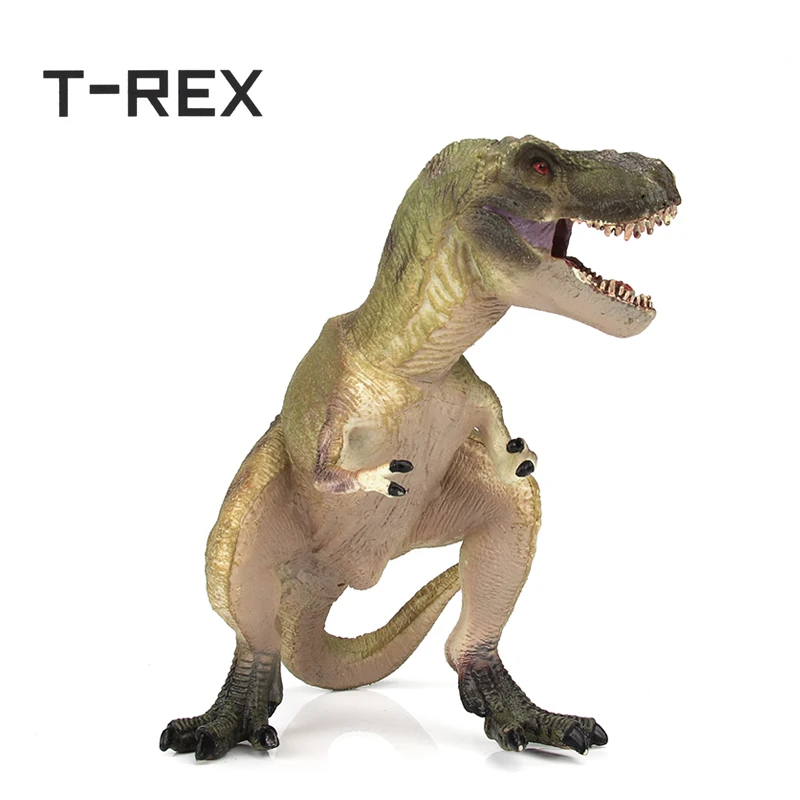 T REX пластик ПВХ Тираннозавр Рекс Динозавр Модель фигурка Юрского периода мир