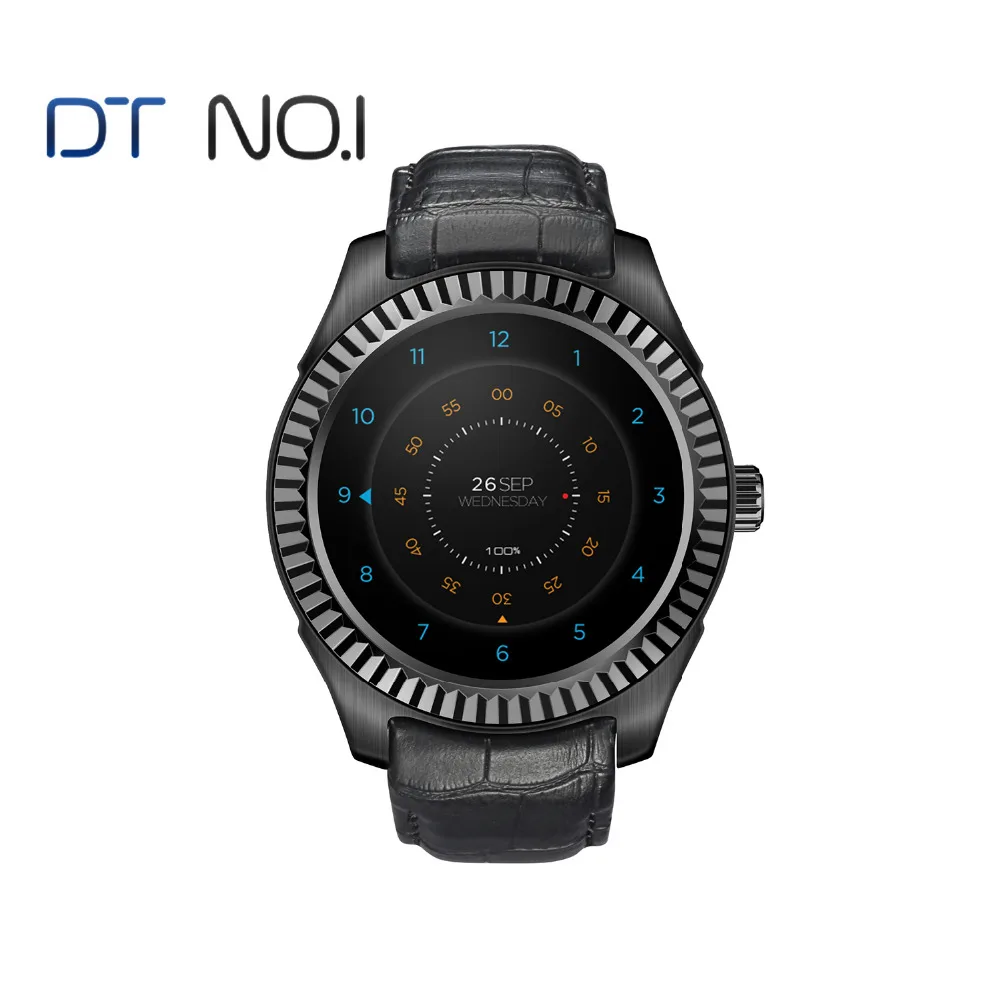 DTNO.1 D7w Android 4 Smartwatch часы Companion MT6572 с 500 мАч Батарея Ёмкость Компас Wi Fi мужчин