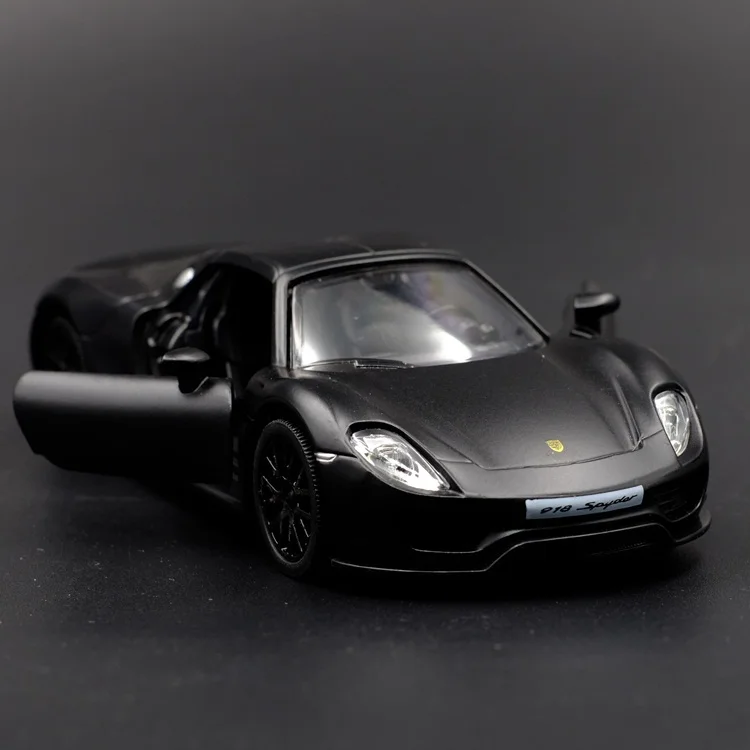 Точная имитация эксклюзивный Diecasts& Toy Vehicles: RMZ city автомобильный Стайлинг 918 Spyder 1:36 модель суперкара из сплава тяните назад Автомобили