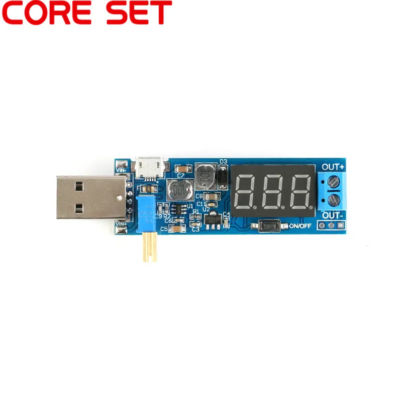 DC 5 В до 1 2 в 24 USB повышающий/понижающий модуль питания регулируемый
