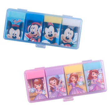 

Mickey Sophia Boxed erasers box set for kids Student cartoon stationery cute gifts School supplies