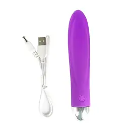 12 частота Мощный вибрационный Пуля Вибратор USB Перезаряжаемые G-spot Влагалище Массажер клитор стимуляция палочка Для женщин Секс-игрушки