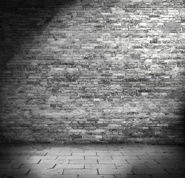 dark brick wall basement