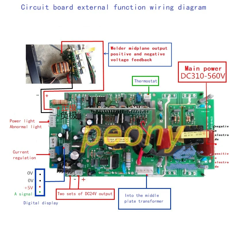 ZX7-200 ZX7-250 сварочный аппарат верхняя пластина материнская плата IGBT одна труба сварочный инвертор пластина интегрированная плата