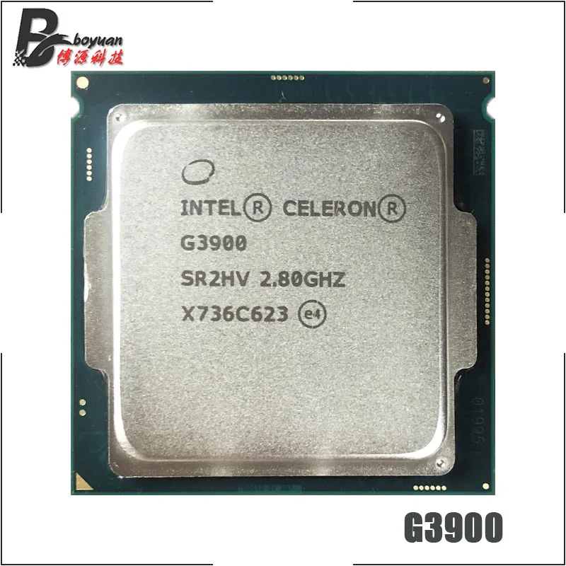 Intel Celeron G3900 2.8 GHz Dual Core Dual Thread 51W CPU Processor LGA ...