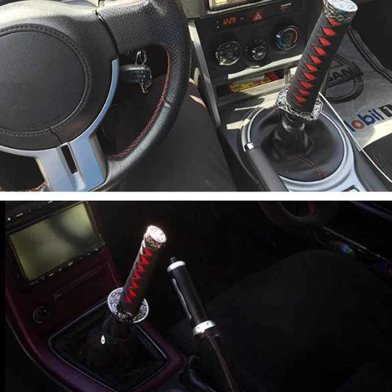 

Universal JDM Samurai Sword Shift Knob Shifter Katana Metal Weighted Sport With 12mm Hole