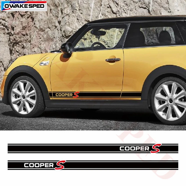 Car Door Side Skirt Racing Stripes For Mini Clubman R56 R60 R61 F54