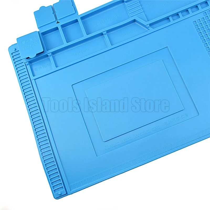  S-160 45x30cm Heat Insulation Silicone Pad Desk Mat Maintenance Platform For BGA Soldering Repair S