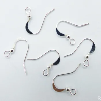 

Free shipping!! 2000pc/lot Silver ear hook earrings accessories