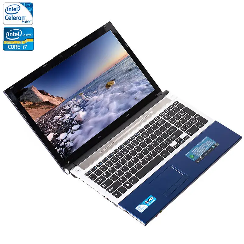 Ноутбук ZEUSLAP 15,6 дюймов Intel Core i7 или intel pentium 8 ГБ ОЗУ+ 1 ТБ HDD Windows 10 Wifi Bluetooth DVD-ROW - Цвет: Sapphire Blue