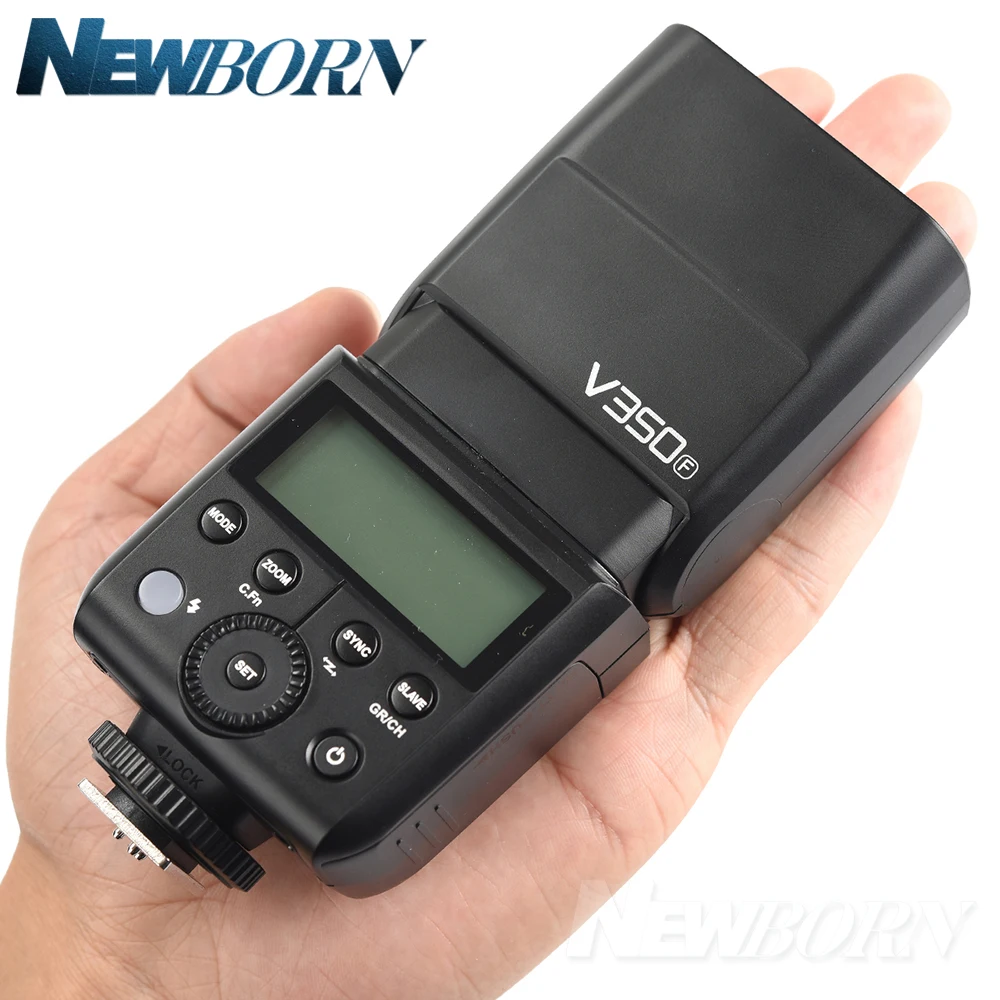 Камера Godox V350F TTL HSS 1/8000s X System Вспышка Speedlite со встроенным литий ионным