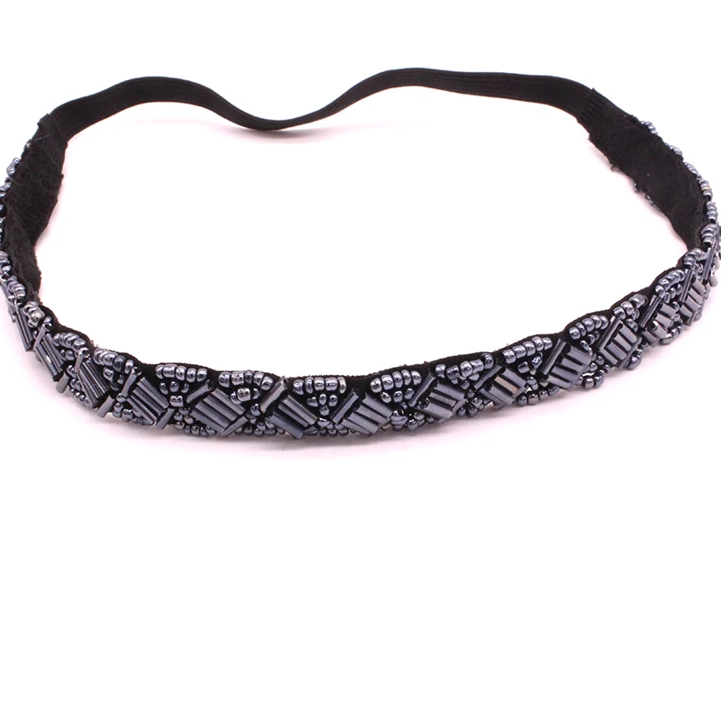 Metting Joura винтажный богемский этнический бусины на металлической трубке повязка на голову вечерние аксессуары для волос