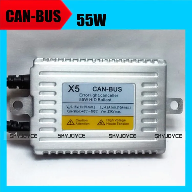 2X [только балласт] hid canbus балласт 55 Вт 12 В AC Качество Нет ошибки canbus hid металлический тонкий балласт для hid H7 9012 H15 canbus балласт