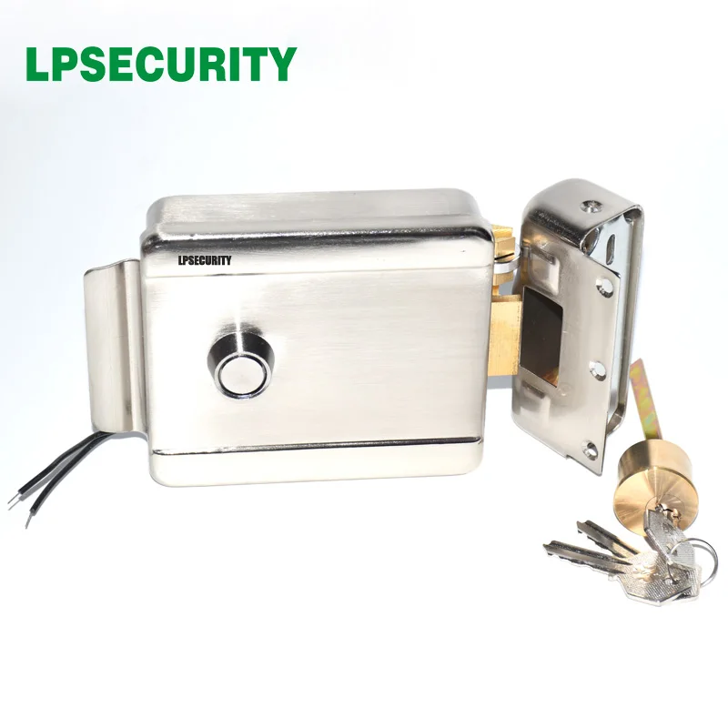 Электронный дверной замок LPSECURITY видеодомофон с дверным звонком и управлением