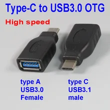 Type C USB3.1 для USB 3,0 type A Женский высокоскоростной OTG адаптер конвертер кабель преобразования интерфейс телефон для huawei Macbook co