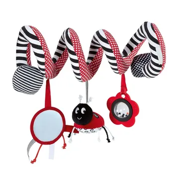 

Cute Infant Babyplay Baby Toys Activity Spiral Bed & Stroller Toy Set Hanging Bell Crib Rattle Toys For Baby