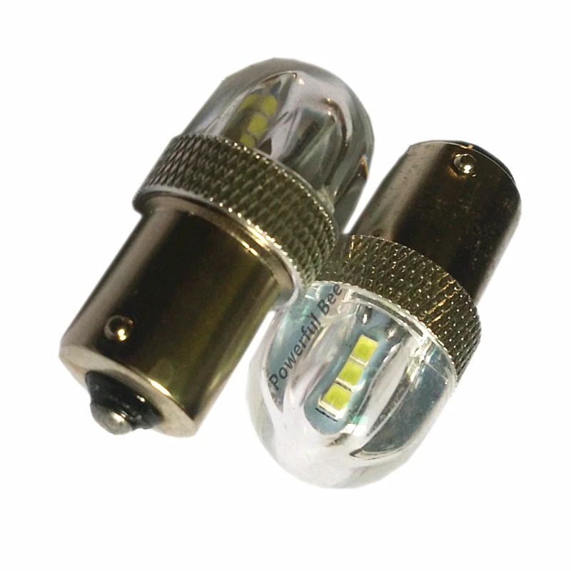 2x1156/p21w/ba15s 2835SMD 3W холодный белый Светодиодный 12В указатели поворота для мотоцикла и велосипеда 1157/bay15d тормозные задние фонари лампа