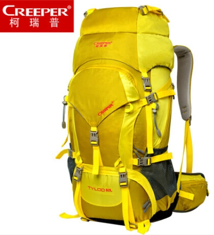 Creeper Outdoor Sports Bag 60L Camping Hiking Backpack 2018 Traveling Trekking Rucksack Mountain Climbing Equipment or Men Women