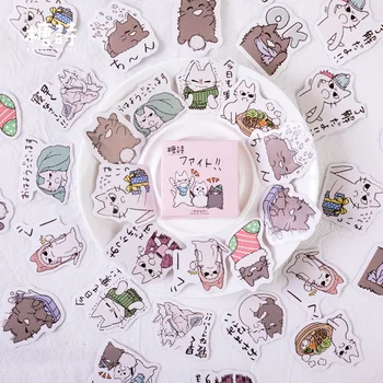 

45 pcs/pack Cat Friend Decorative Stationery Stickers Scrapbooking DIY Diary Album Stick Label