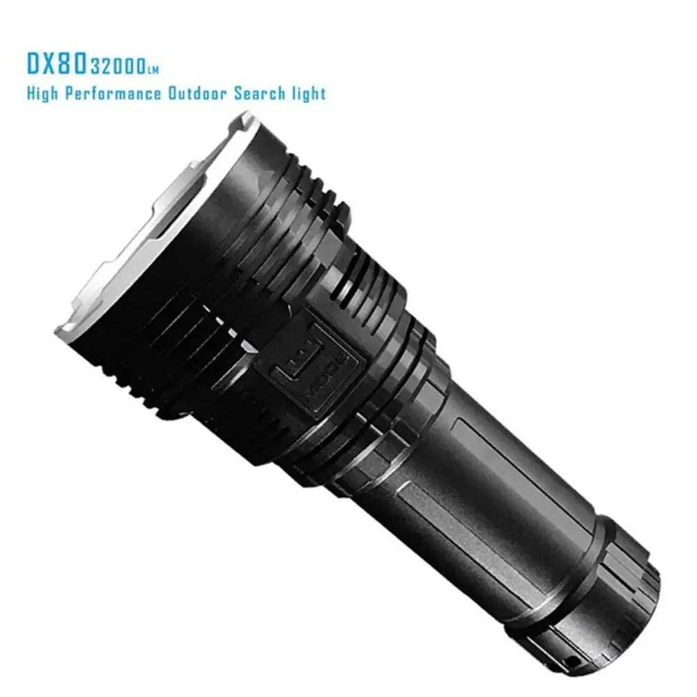 

IMALENT DX80 High Lumen Flashlight 8* CREE XHP70 max 32000 lumen rechargeable torch beam distance 806 meter with battery pack