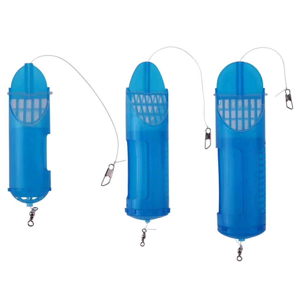 

3pcs Carp Fishing Feeder Bait Cage Lure Pit Cage Tool Fishing Tackle Artificial Bait Lures Cage 3 Size M L XL 90mm 152mm 170mm