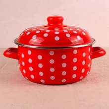 Фарфор в японском стиле, эмаль, утолщенные двойные уши, суп, кастрюля, кастрюля, лапша, молочный Горшочек для каши, плита