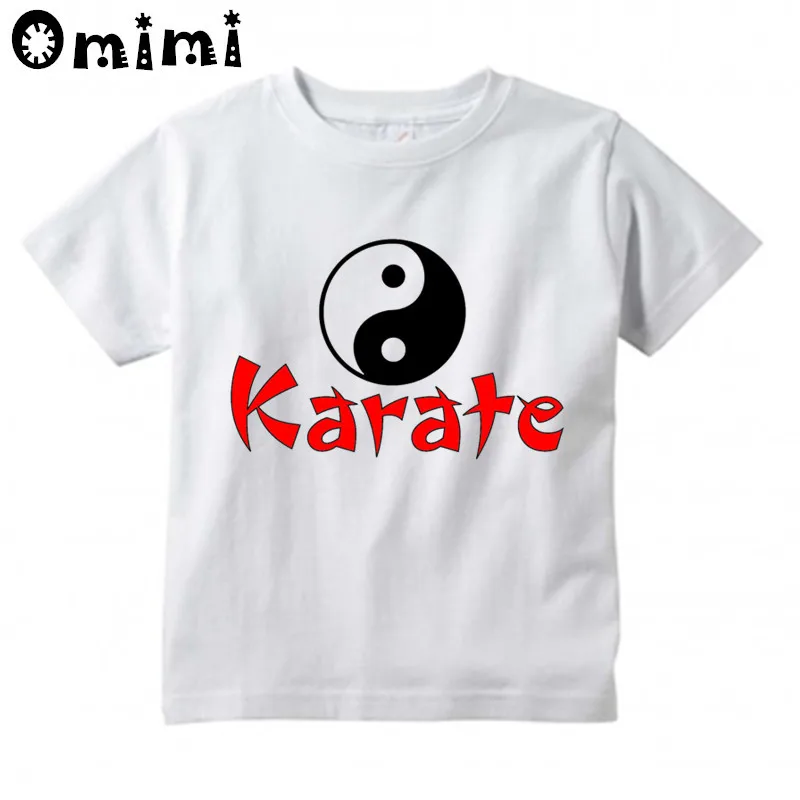 

Boys/Girls Karate KICK MMA SHOTOKAN Design T Shirt Kids Great Casual Short Sleeve Tops Children's Funny Japanese Kanji T-Shirt
