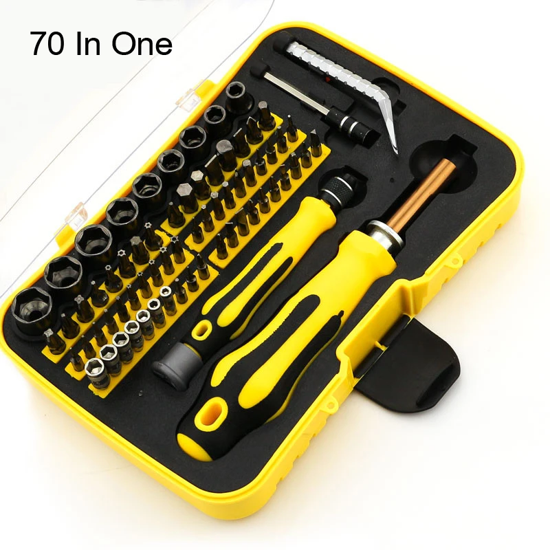 Multifunctional screwdriver 70 in 1 small screwdriver set mobile