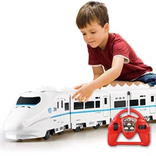 Electric Remote Control Rail XQD 757P-006 large scale 82cm 4W RC Car Model electricTrain For Kids Gift Railway Track Train Toy