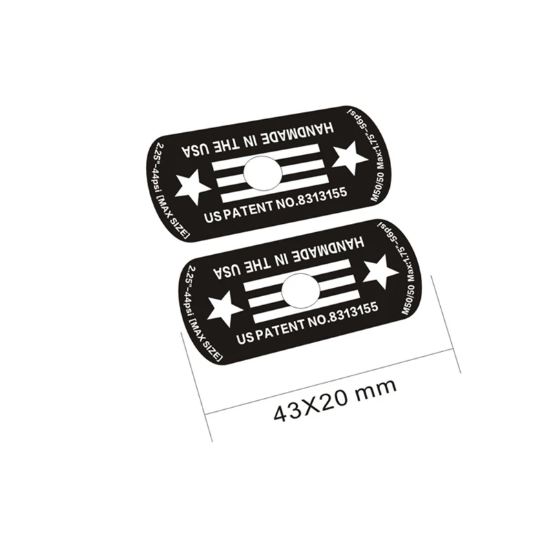 

1 Pair Bicycle Valve Stickers Ourdoor Road Wheel Group Valve Cycling Sticker High Viscosity Mountain Bike Mouth Stickers