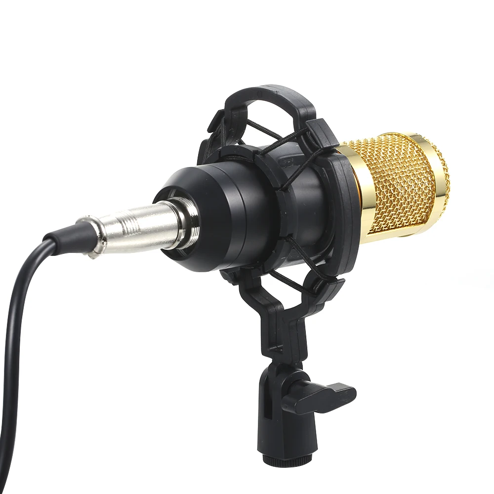 Multifunctional Live Sound Card Bm800 Suspension Microphone Kit