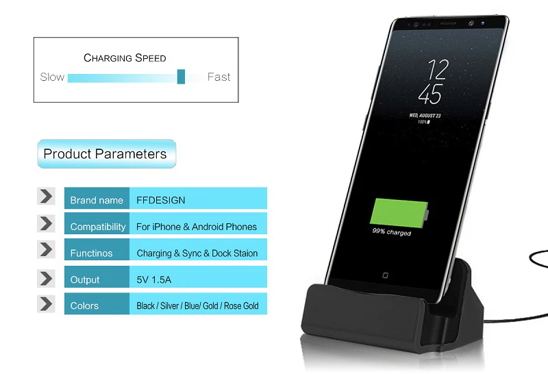 Зарядная док-станция для зарядки, держатель для телефона, подставка для iphone xs x 7, samsung galaxy s8, note9, s7 edge, type-c, usb-кабель, соединительная станция